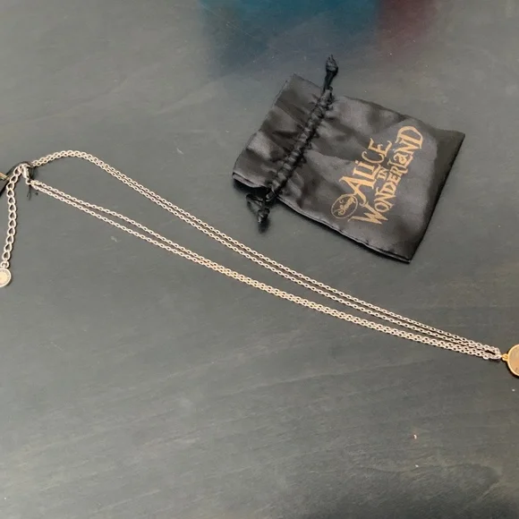 RARE NWT Tom Binns x Disney Couture Alice in Wonderland Necklace Keyhole + 7 key